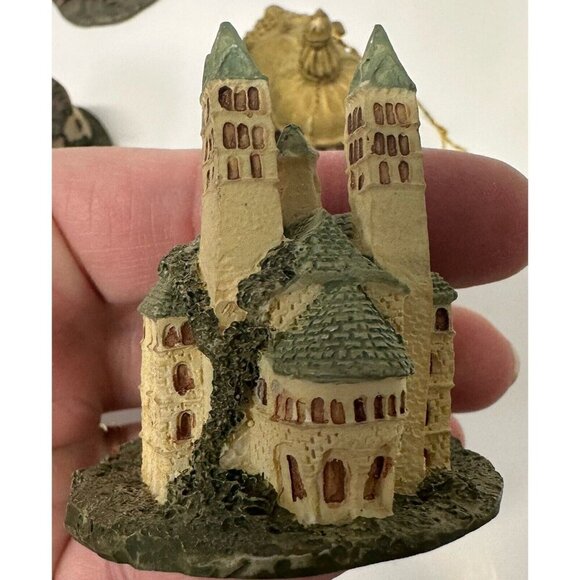 Set of 5 Resin Church Ornaments Religious Vintage - Picture 11 of 13